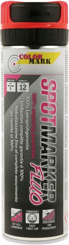 Dupli-color - ColorMark Spotmarker - professioneller Markierspray 500ml, rot