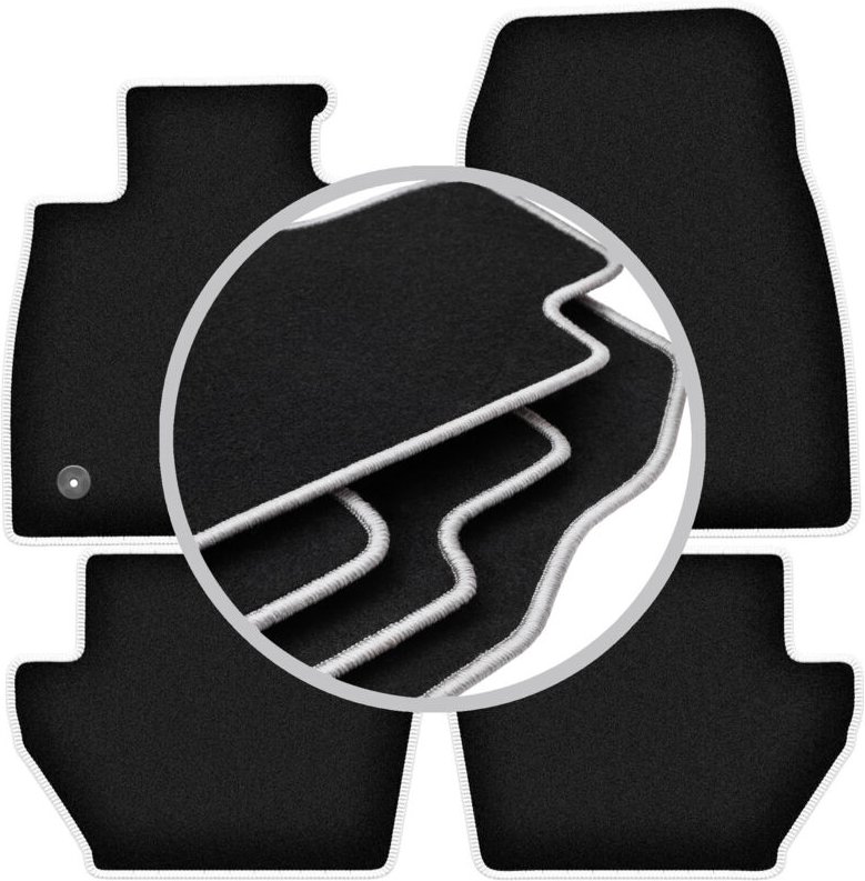 CARLUX-SILVER Autofußmatten für: Ford Puma II Crossover (2019-)