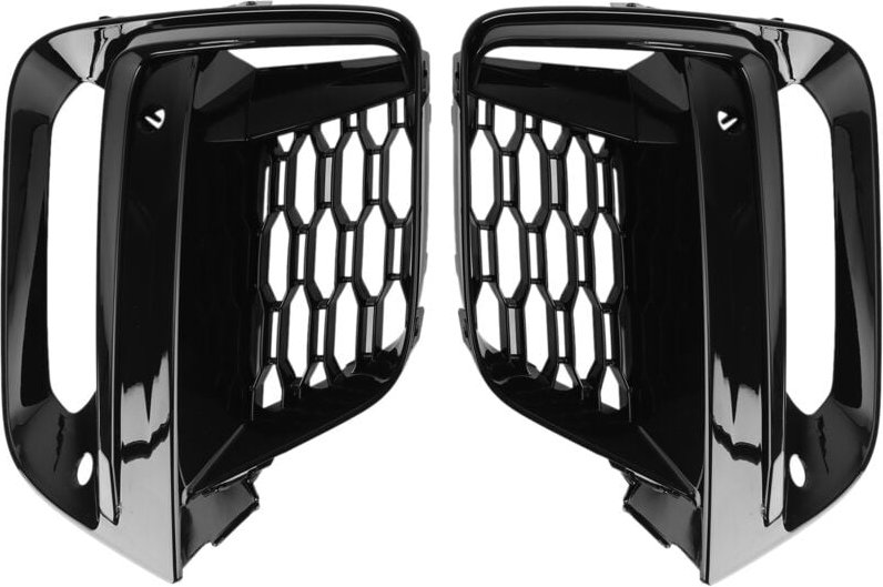 Thumbnail - Licht Scheinwerfer Abdeckung KüHlergrill Trim ZubehöR für -X3 G01 G08 X4 G02 2018 2019 2020 (Mit Loch)