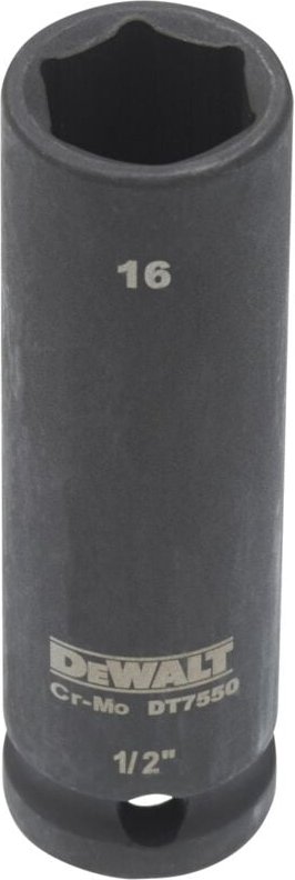 Steckschlüssel lang 16 mm 1/2 schlagfest - Dewalt