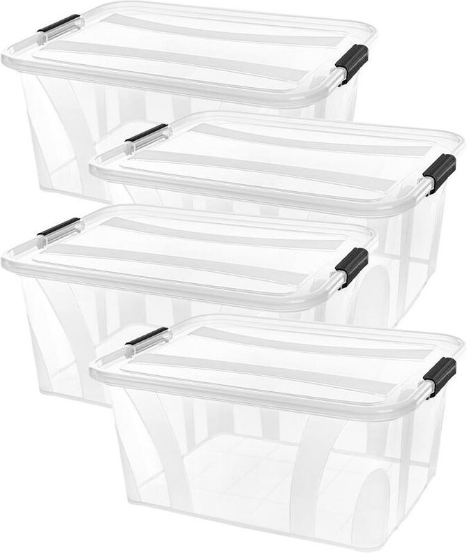 Thumbnail - Siena Home - Aufbewahrungsbox Anzio 21 l 4er-Set