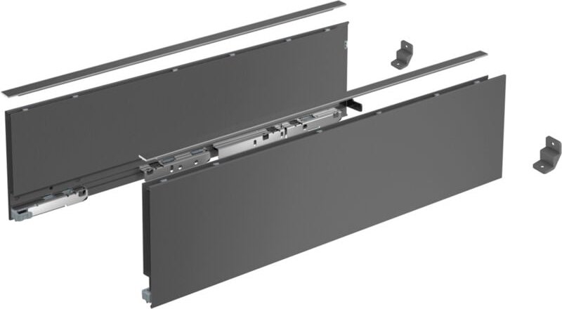 AvanTech YOU Set Zarge Höhe 139 mm, NL 650 mm, anthrazit o. Frontbef.