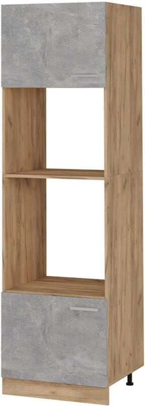 Vicco - Mikrowellenumbauschrank R-Line, Beton, 60 cm