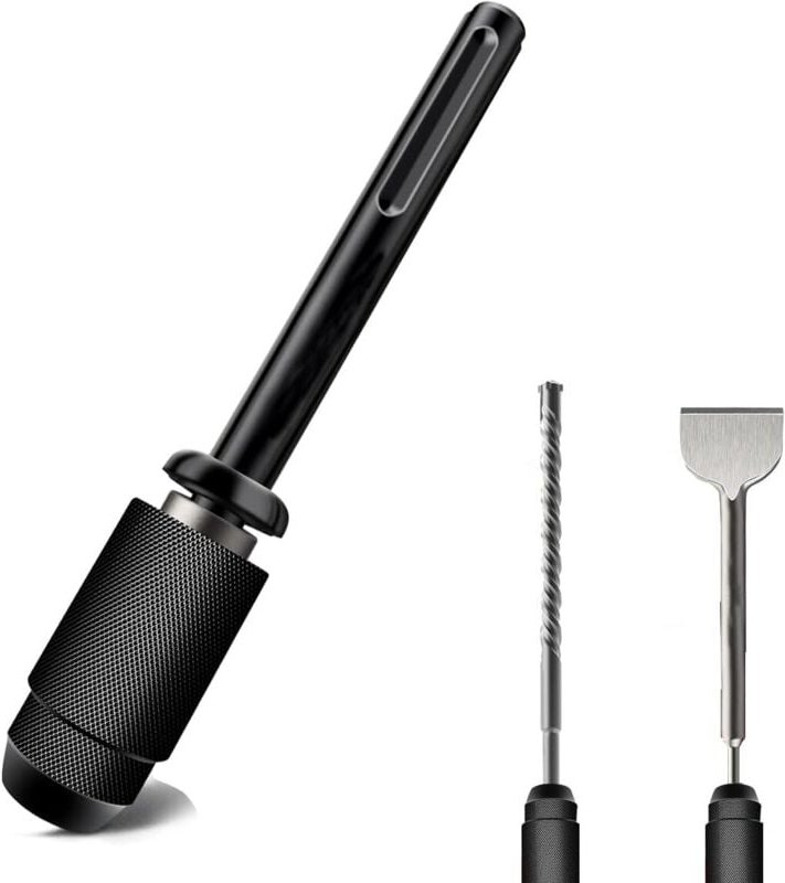 Thumbnail - Sds Max auf sds Plus Adapter für Bohrhämmer, Bohrfutteradapter, Schnellspannbohrfutter-Umrüstwerkzeug, Schnellspannbohrf...