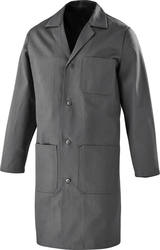 Bluse mit Stehkragen und Knöpfen, Essential - Stahlgrau XL