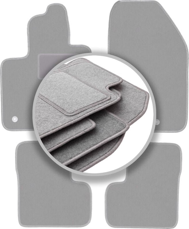 Graue Automatten für: Fiat 500X Crossover (2014-2018)