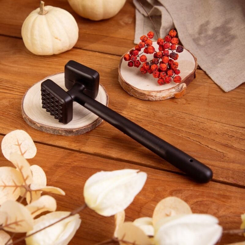 Fleischklopfer CRUSHER für Fleisch, schwarz 22x6,5 cm 704642