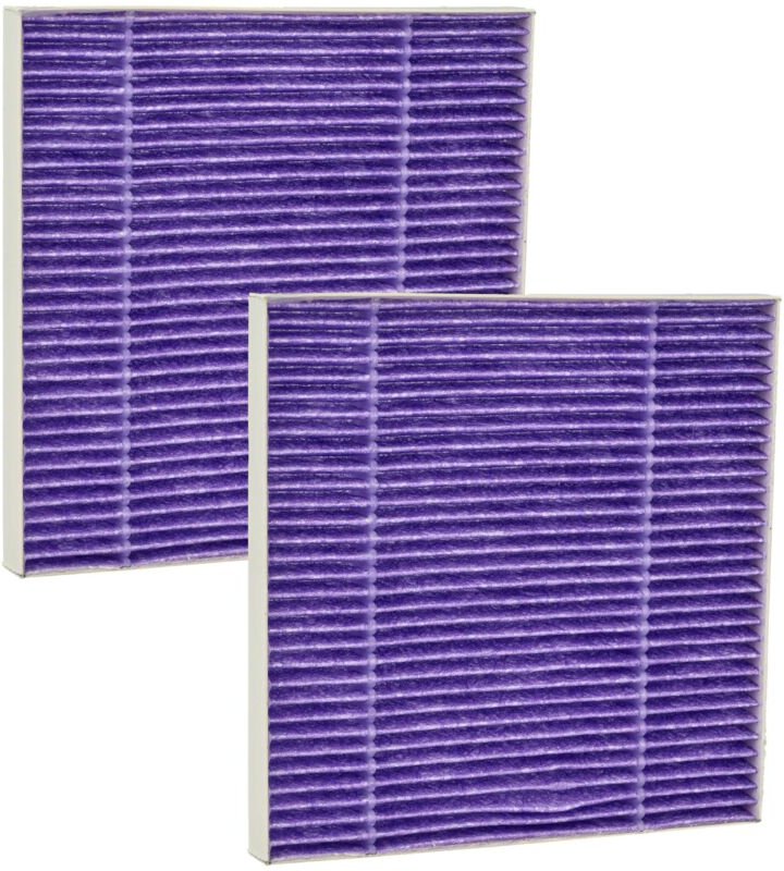 2x Staubsaugerfilter kompatibel mit Hitachi cv t 190 a, t 190 Eco Staubsauger - HEPA-Filter Weiß Lila - Vhbw