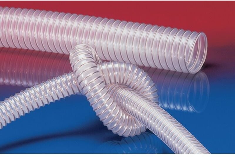 Absaug- und Förderschlauch AIRDUC® PUR 351 FOOD Innen-Ø 200-203 mm Außen-Ø 209,00 mm Länge 5 m Wandstärke 4.5 mm