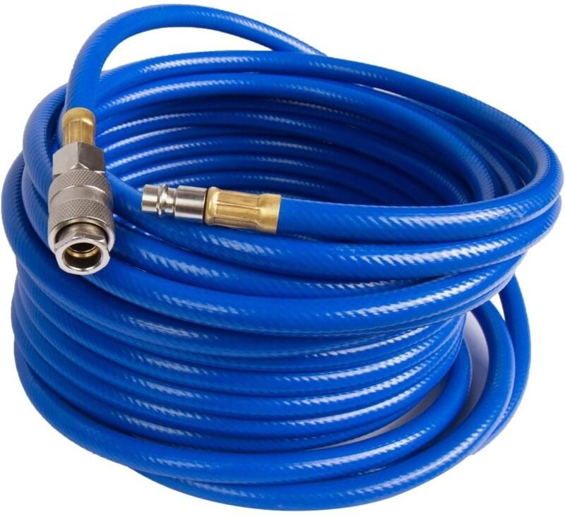 Druckluftschlauch für Kompressor (Länge: 10m 1/4" Anschlüsse) - Kompressor Luftschlauch - 20 bar