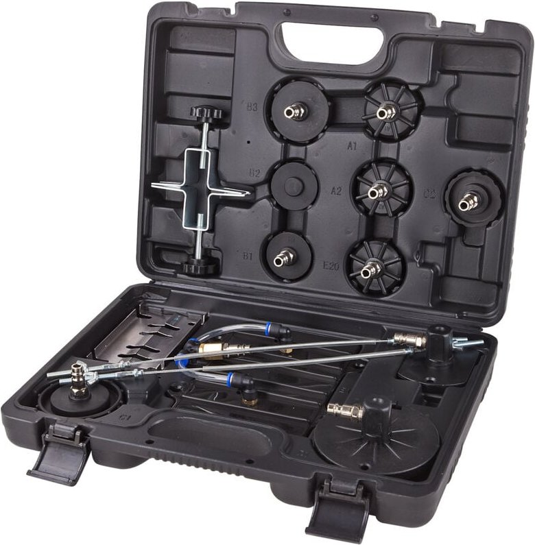 Dema - Bremsenentlüfter Adapter Set 11-teilig Bremsenentlüftungsgerät für Pkw Kfz abs