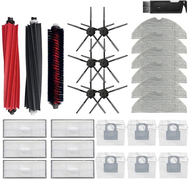 Wichtigsten Seite Pinsel Mopp Hepa-Filter Reinigung Rollen für