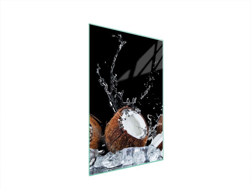 Glasschneidebrett 35x52 Kokosnuss