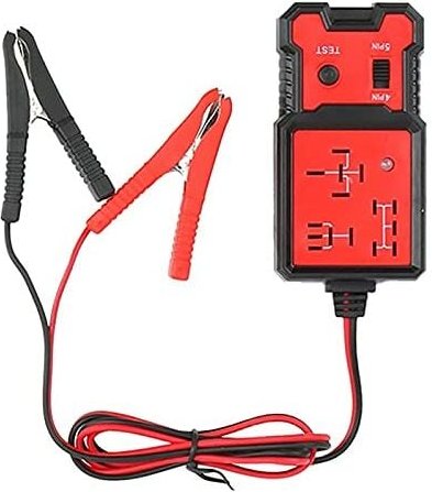Thumbnail - Ersandy - 12-V-Automobil-Relais-Elektroniktester mit Clips – Elektronischer Relaistester für die Autoreparatur