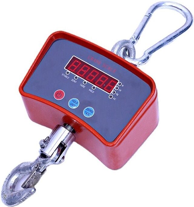 Aiperq - 1000 kg Kran-Dynamometerwaage mit industriellem Aufhängehaken Kabellose Kranwaage Kilogrammwaage Kleine Hakenwa...