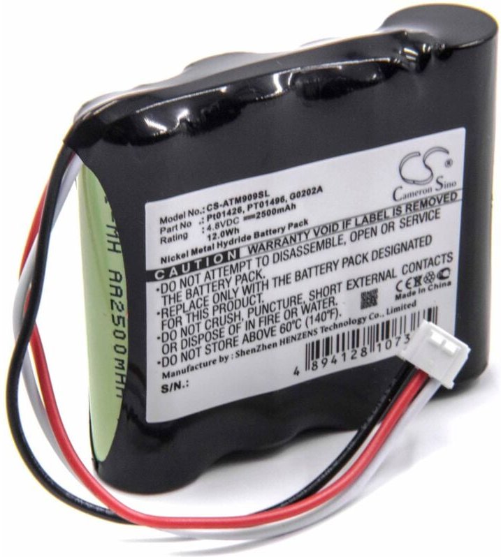 Vhbw - Akku kompatibel mit Anritsu 909814C, 909815C, 909814B, 909815B, MT9090, MT9090A Messgerät (2500mAh, 4,8V, NiMH)