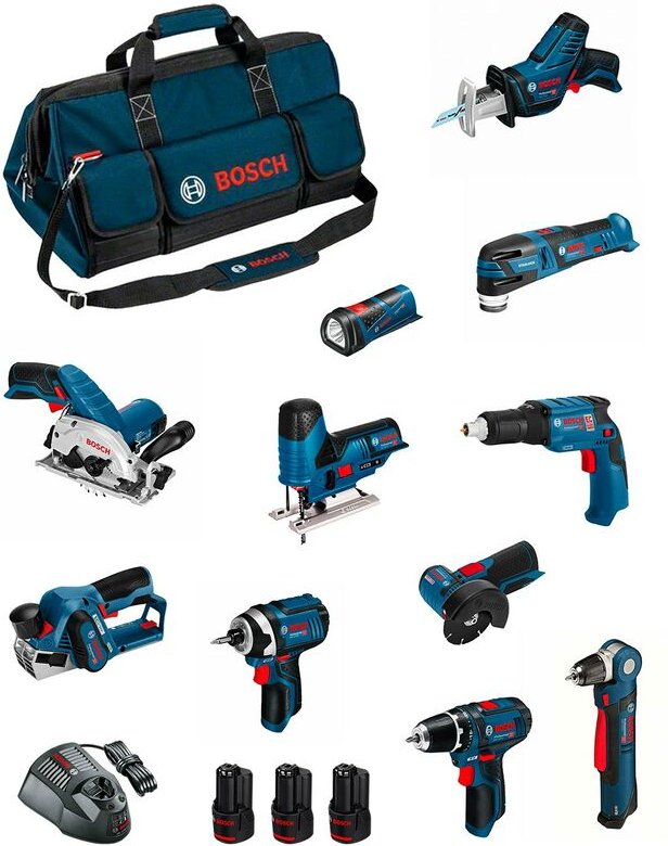 Kit BMKB11-28AD3 (GSR12V-15+GDR12V-105+GKS12V-26+GWS12V-76+GST12V-70+GOP12V-28+GSA12V-14+GWB12V-10+GTB12V-11+GHO12V-20.....