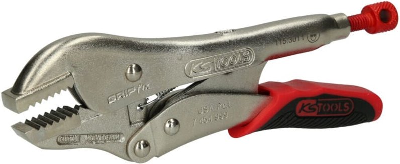 Gripzange mit Easy-Release, gerade Backen,40mm,L=175mm