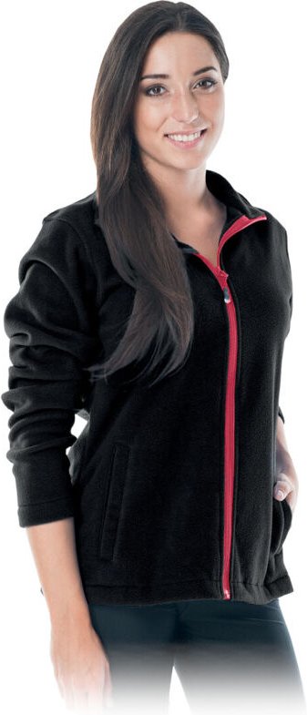 Damen Fleecejacke 220 g/m² schwarz XL