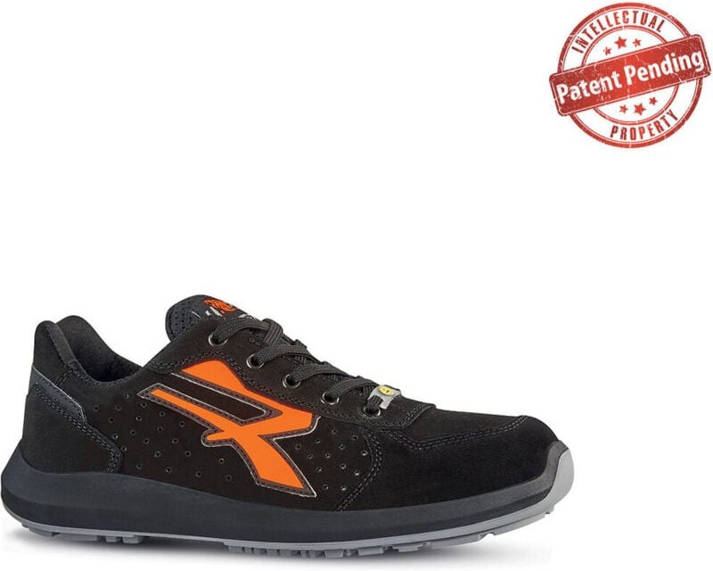 Thumbnail - Sicherheitsschuhe niedrig ORION ESD S1P SRC - Schwarz/Orange 38