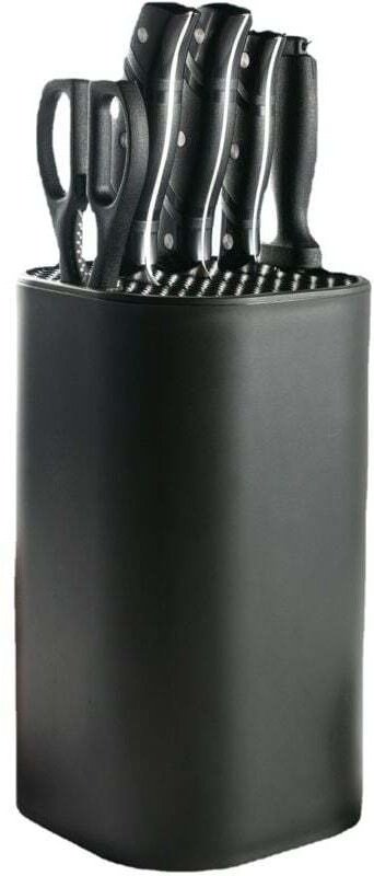 4-in-1 Universal-Küchenmesserhalter, quadratisch, Aufbewahrung, Küchenutensilienhalter, Utensilienaufbewahrung