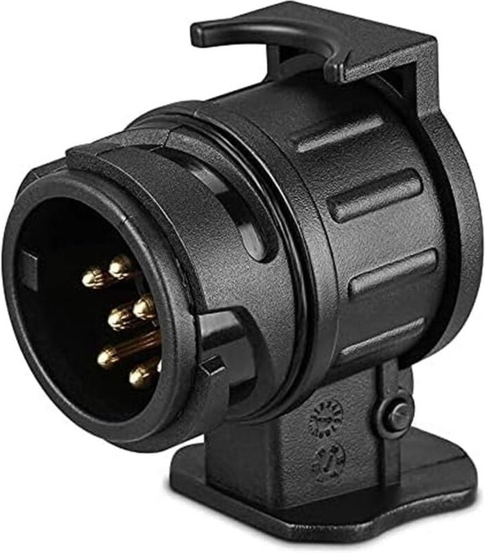 13 auf 7-poliger 12-V-Anhängeradapter, elektrischer Konverter, Anhänger-/Wohnwagen-/Auto-/Trolley-Anhängersteckdose