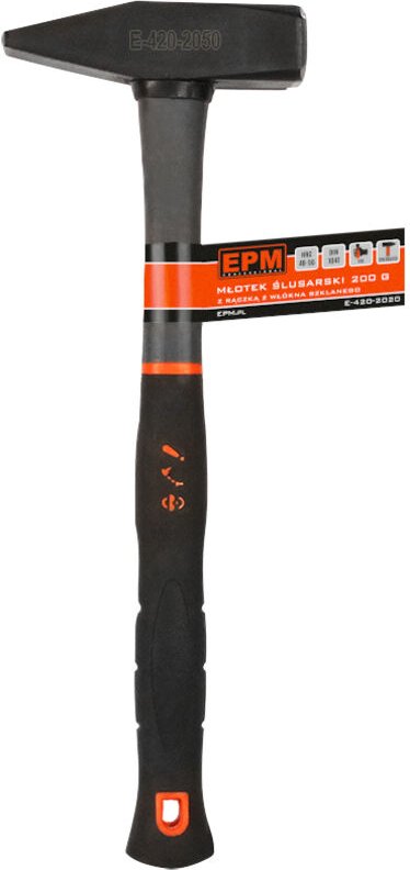 Schlosserhammer, Fiberglasgriff, TPR 200G - E-420-2020