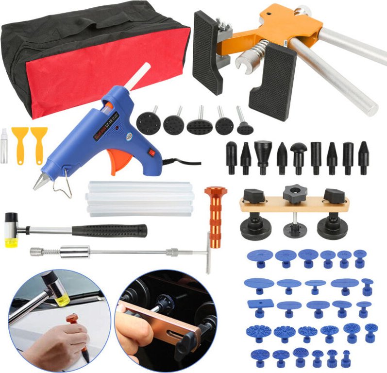 Vingo - swanew 57x Ausbeulwerkzeug Ausbeulset Werkzeug Ausbeulen Dellen Reparatur Set Auto