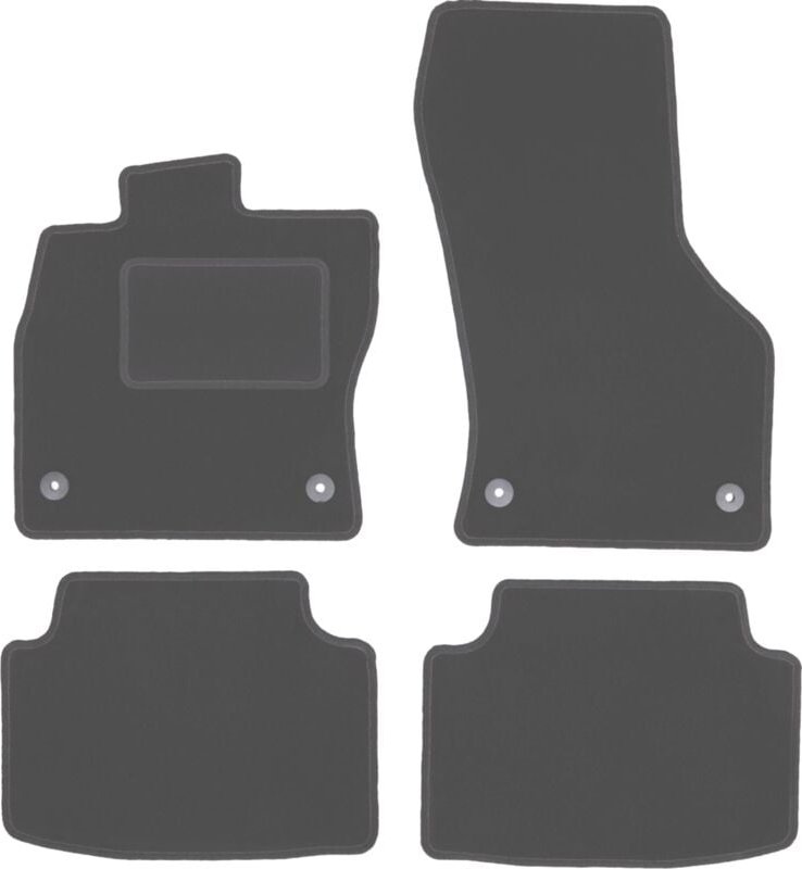 Graphit-Fußmatten für: Volkswagen Tiguan II Crossover (2015-)