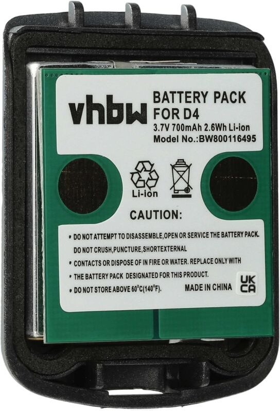 Vhbw - 1x Akku kompatibel mit Avaya Dect D4, D4 Office, IH4, FC4 schnurlos Festnetz Telefon (700 mAh, 3,7 v, Li-Ion)