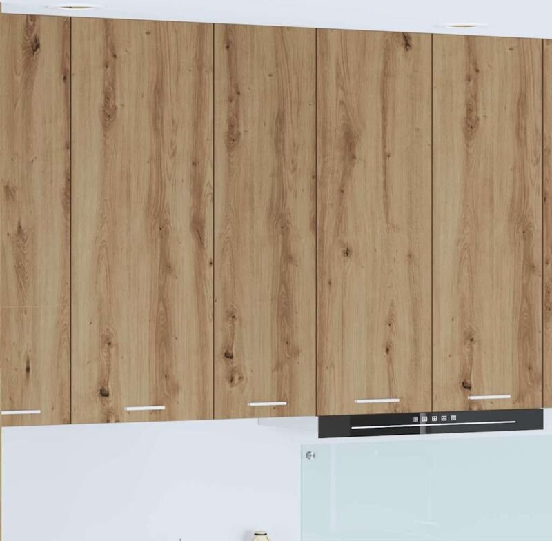 Thumbnail - Hängeschrank Riga Artisan-Eiche 30 x 31 x 100 cm Holzwerkstoff vidaXL