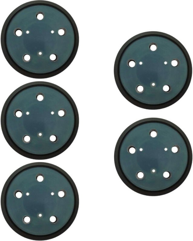 Trade-Shop 125mm Klett Schleifteller 8 Löcher kompatibel mit Porter Cable 332, 333, 333VS, 334 ersetzt 13904, 13909, RSP...