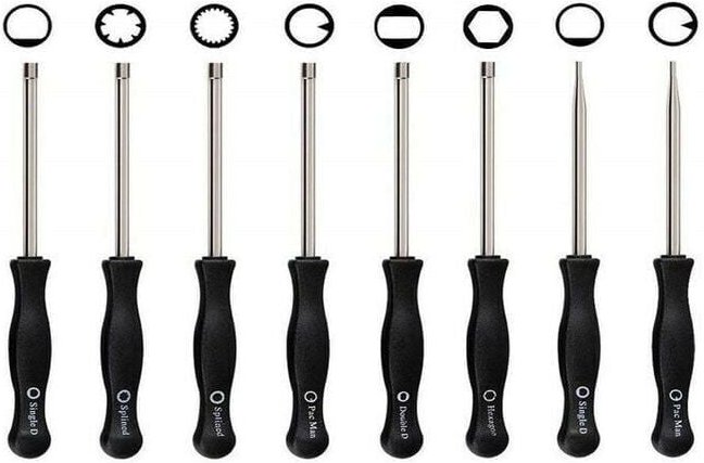 Alovez - Vergaser-Einstellwerkzeugsatz für den Motor, verwendet für gängige 2-Takt-Vergaser, Vergaser-Einstellwerkzeugsa...