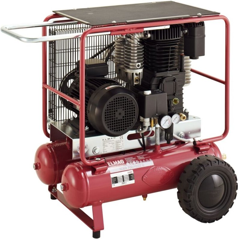 Elmag - Montagekompressor tiger 600/10/22 d