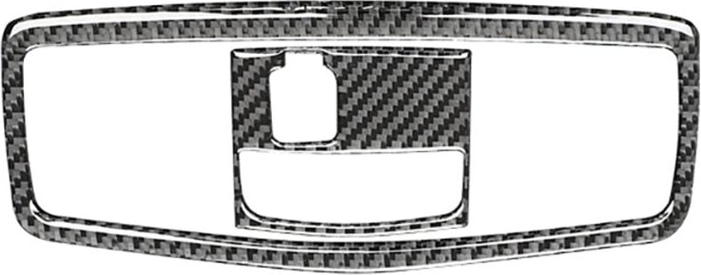 Thumbnail - Tlily - Für Mitsubishi Lancer 2008-2015 Kohlefaser Auto Front Leselicht Panel Lampe Aufkleber Abdeckung Zierrahmen Zubeh...