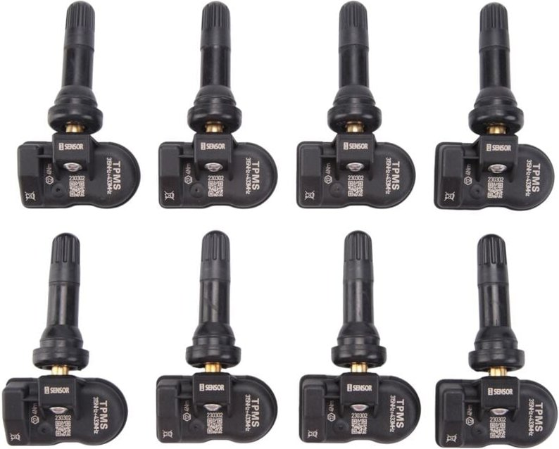 Tlily - 8Pcs tpms Sensor 433MHz 315MHZ Universal 2 in 1 Programmierbare MX-Sensor Für-Reifendruck überwachung System