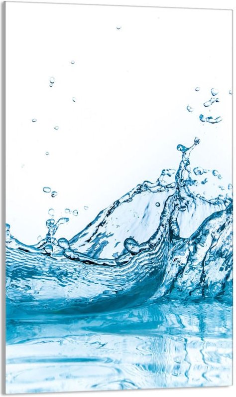 Glasschneidebrett 30x52 Wasser