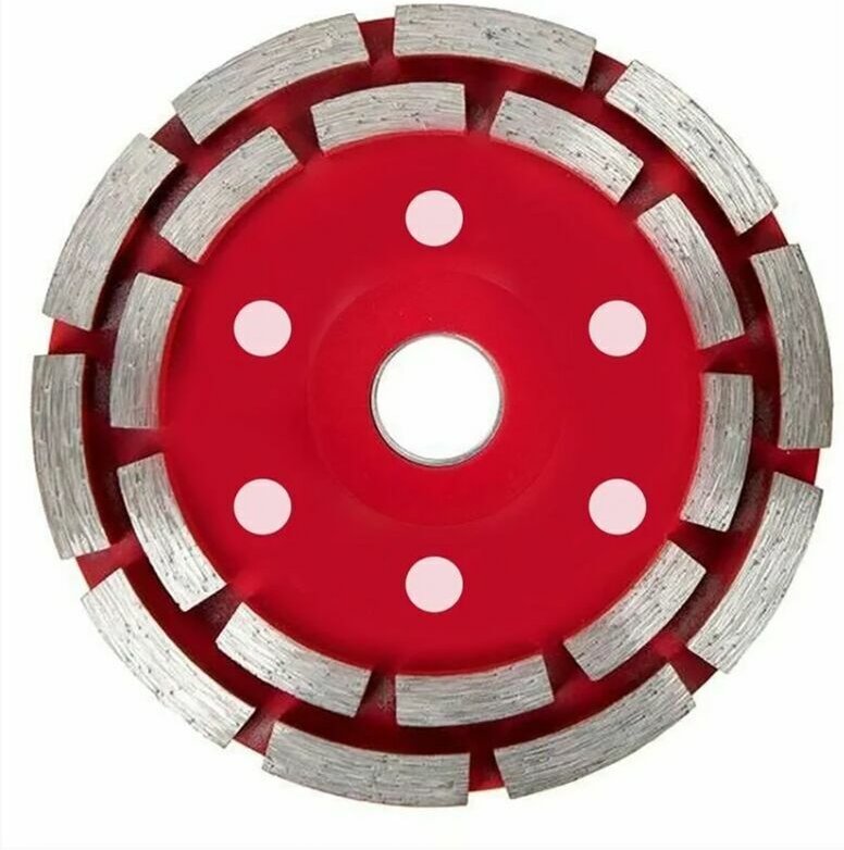 Dolaso - Diamant-Schleifscheibe zum Schleifen von Beton, Stein, Ziegel, Marmor und Granit, 125 mm, Irisfr (1 Stück)