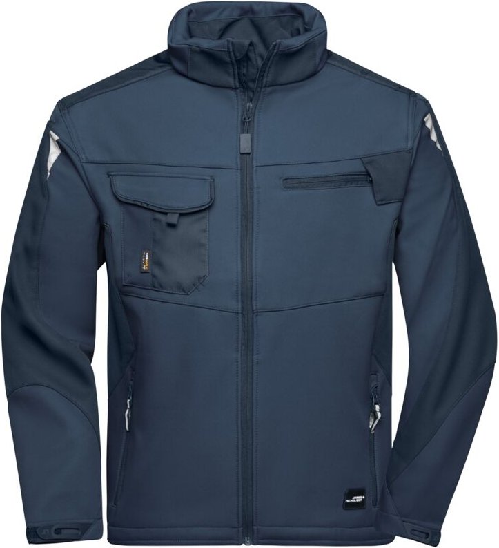 James&nicholson - Professionelle Softshelljacke JN844 Gr. 5XL navy