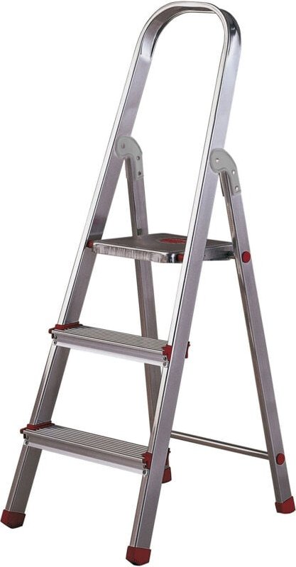 Rolser - Haushaltsleiter aus Aluminium plus 3 Stufen EN131