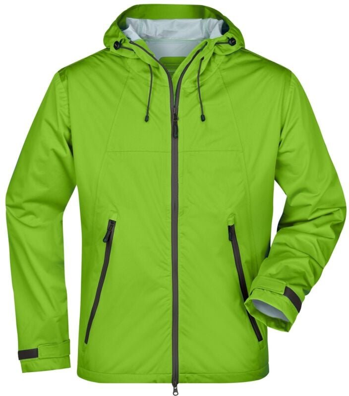 James&nicholson - Ultraleichte Softshelljacke Herren JN1098 Gr. s spring-green/iron-grey
