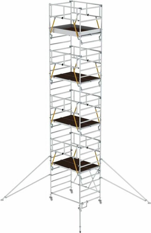 MUNK Klappgerüst SG 1,35x2,45m mit Ausleger und Sicherheitsgeländer 9,96m AH