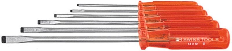 Pb Swiss Tools - Norm-Schraubendreher-Satz, mit Kunststoffheft, 9-teilig