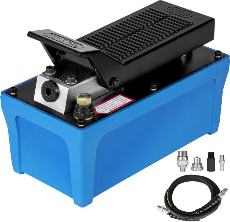 Mophorn - Lufthydraulikpumpen-Aggregat, 10.000 psi, 103 In³ Kapazität, robuste Ganzmetallkonstruktion, lufthydraulische ...