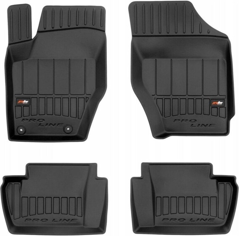 Gummimatten und Fußmatten Citroen C4 1 2004-2010 3D Mulde