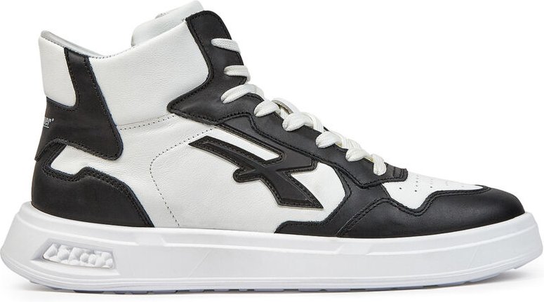 Hochgehobene Arbeitsschuhe HUNTER OB SR - Weiß/Schwarz 38