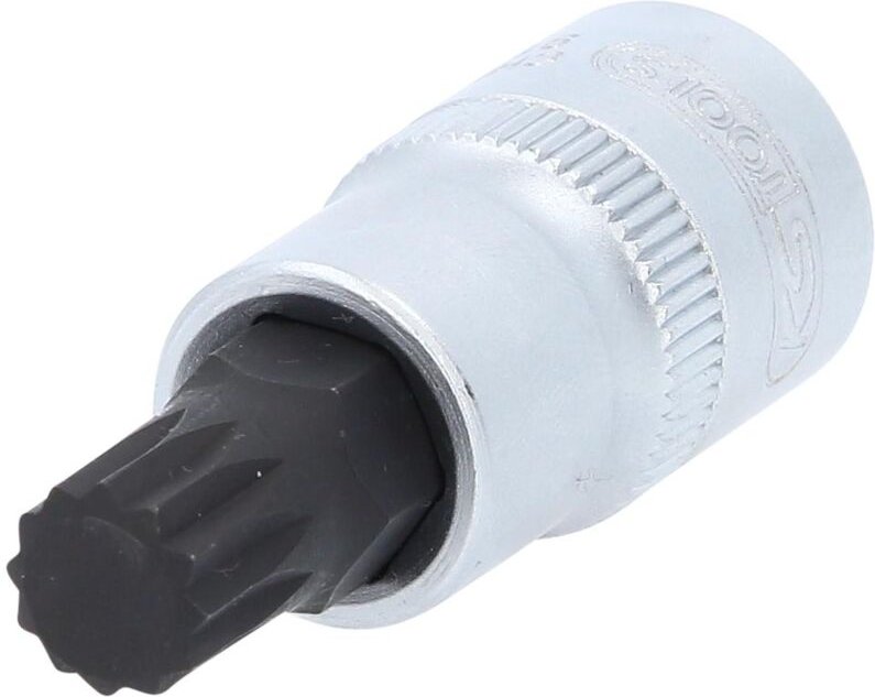 1/2" Bit-Stecknuss XZN, kurz, M12