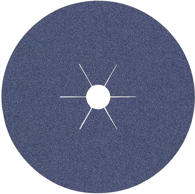 PROMAT Fiberscheibe D. 125 mm Körnung 60 INOX Zirkonkorund