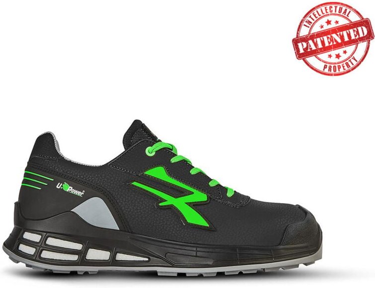 Sicherheitshalbschuhe jago S3 src ci esd - Schwarz/Grün 45