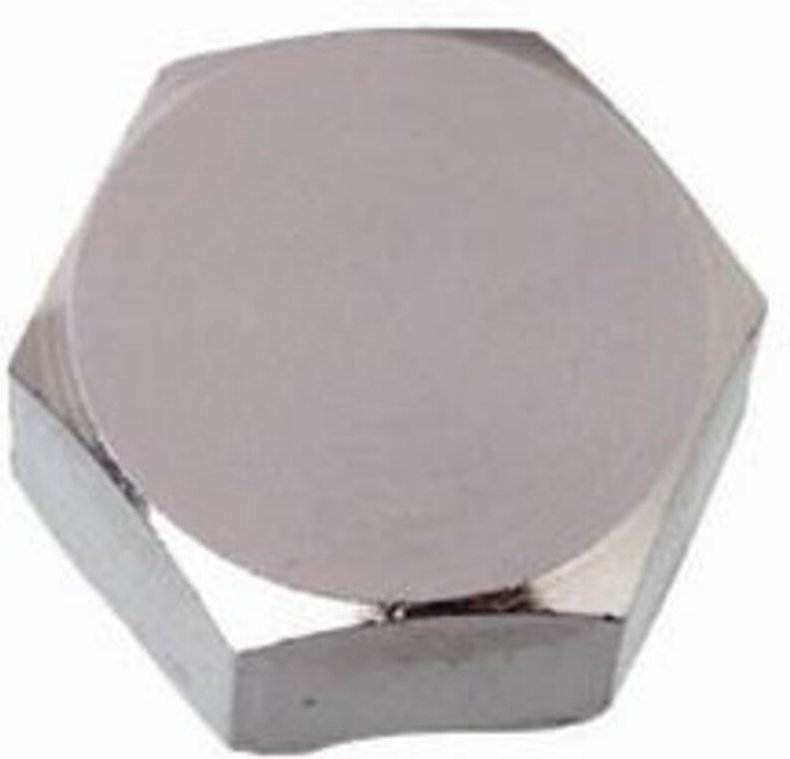 Masidef - Cornat Kappe messing verchromt 3/8 Innengewinde Stopfen & Kappen